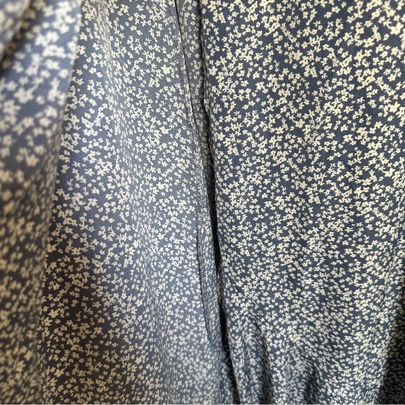 Prettygarden Sz M Women’s Long Sleeve Floral Print Midi Dress Blue - Picture 5 of 12